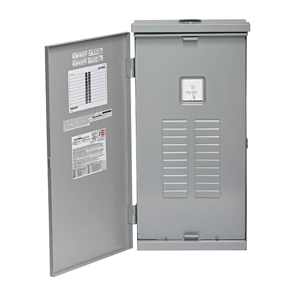 Disjoncteur principal extérieur Leviton Load Center NEM3R 125 A 20 V 22 kA (LR212-BDC)