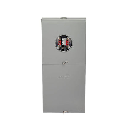 Leviton NEMA 3R Surface Mount Meter-Main with Main Breaker 8SP 200A (LS820-BRC)