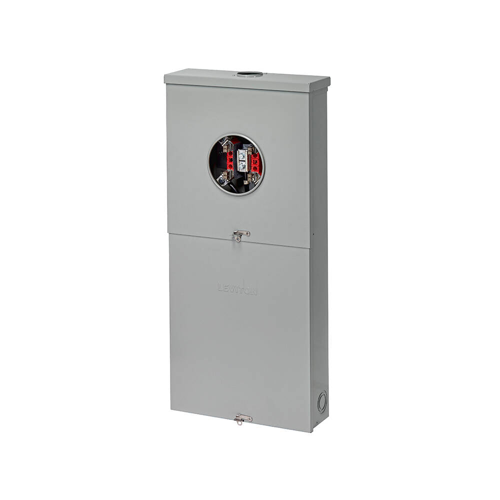 Compteur secteur à montage en surface Leviton NEMA 3R avec disjoncteur principal 8SP 200 A (LS820-BRC)
