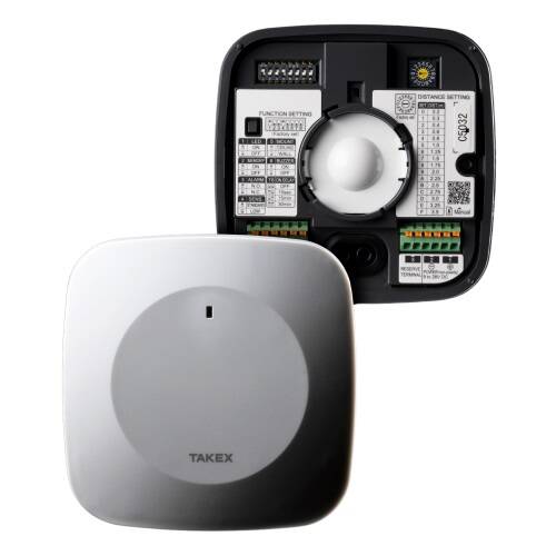 TAKEX MMWave Wide Detector 13.2 x 3.3  FT Wide, Up to 11.5 FT Detection, White (MMW-3W)