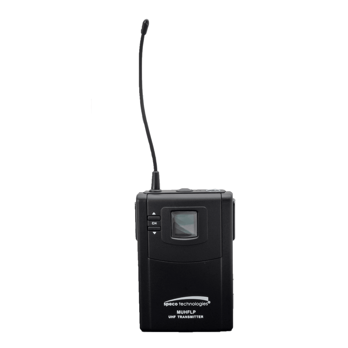 Speco Frequency Selectable UHF Bodypack Microphone (SPE-MUHFLP)