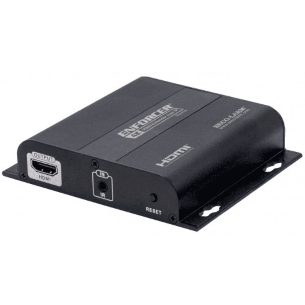 Seco-Larm HDMI Extender over IP, Receiver, UTP Cat5e/6, 4K up to 150m (393ft) (MVE-AHMPM-41NRQ)