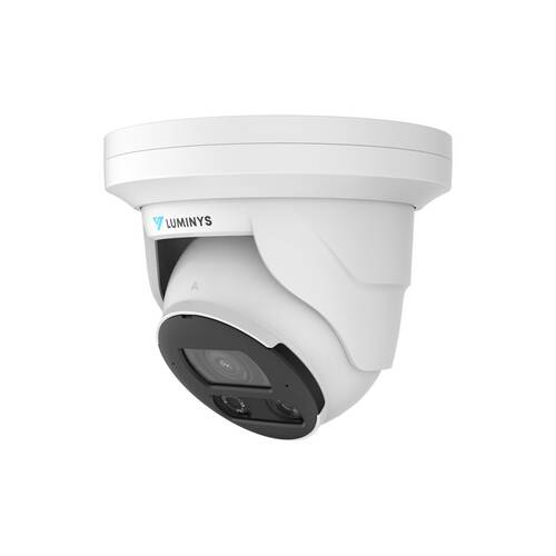 Luminys 8MP LumiDeterrent IP Turret 2.8mm, IR and White LEDs, Flashing Lights (LM-N5T-8DA2)