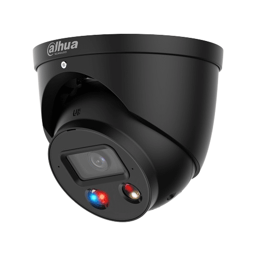 Dahua 8MP TiOC Eyeball 2.8mm, White-light LED, Starlight, Flashing Lights, Black (N83BU82-B)