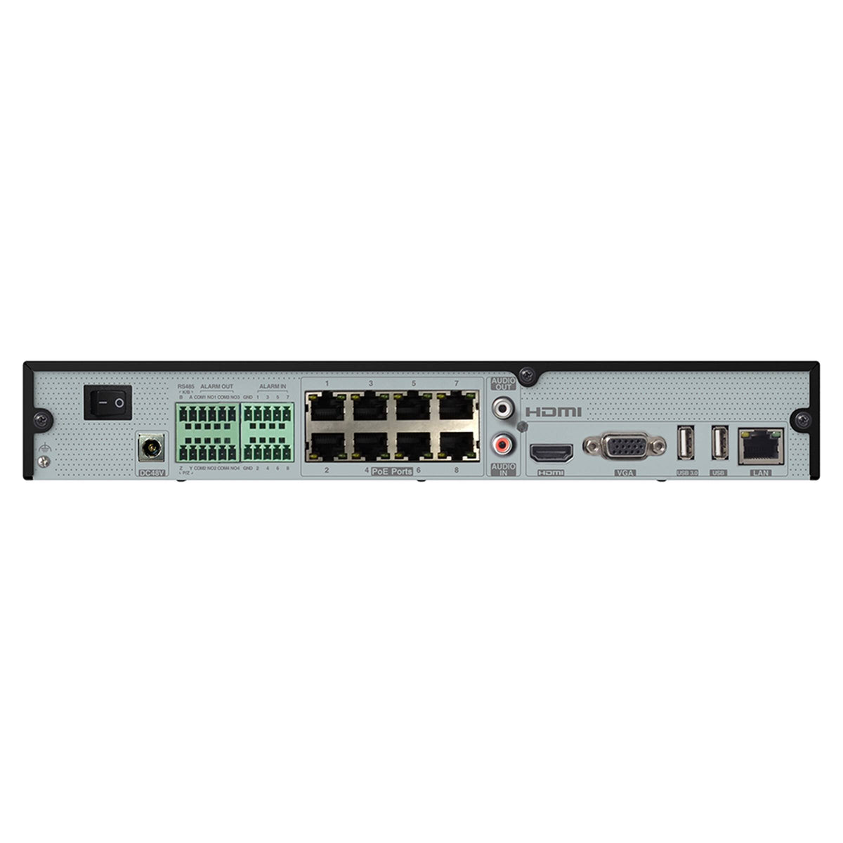 Speco 8 Channel Facial Recognition NVR with Smart Analytics, NDAA, 12TB (SPE-N8NRX12TB)