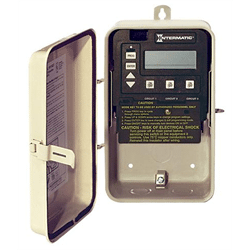 Intermatic P1353ME Digital Pool Timer With Heater Cut Off Metal Enclosure (PE153)