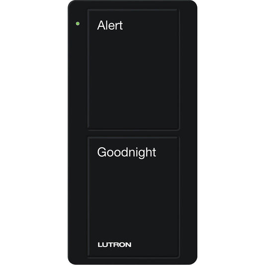 Lutron Pico Remote 2 Button Bedside Scene, Black (PJ2-2B-GBL-P02)