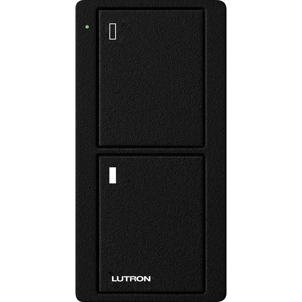 Lutron Pico Remote 2 Button Power Icon, Midnight (PJ2-2B-TMN-L02)
