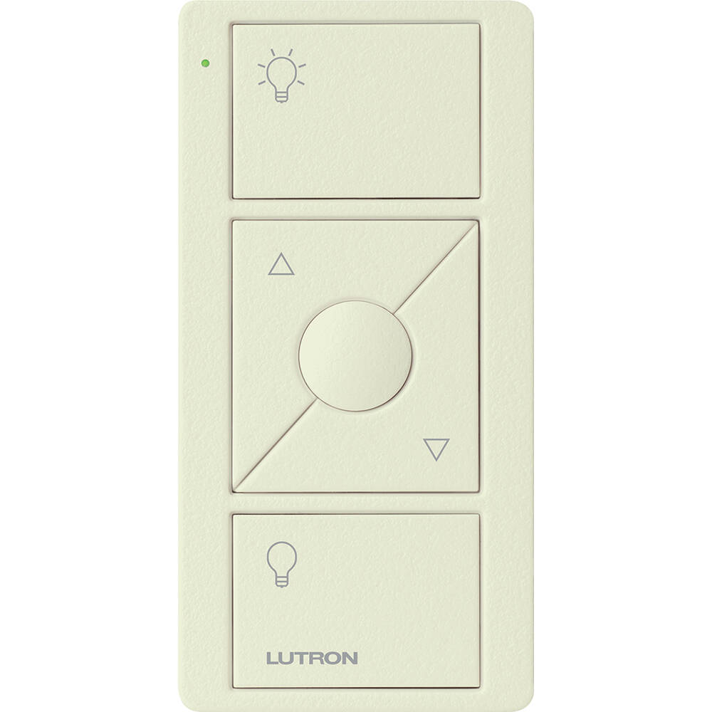 Lutron Pico Remote 3 Button Raise Lower Light Icon, Biscuit (PJ2-3BRL-TBI-L01)