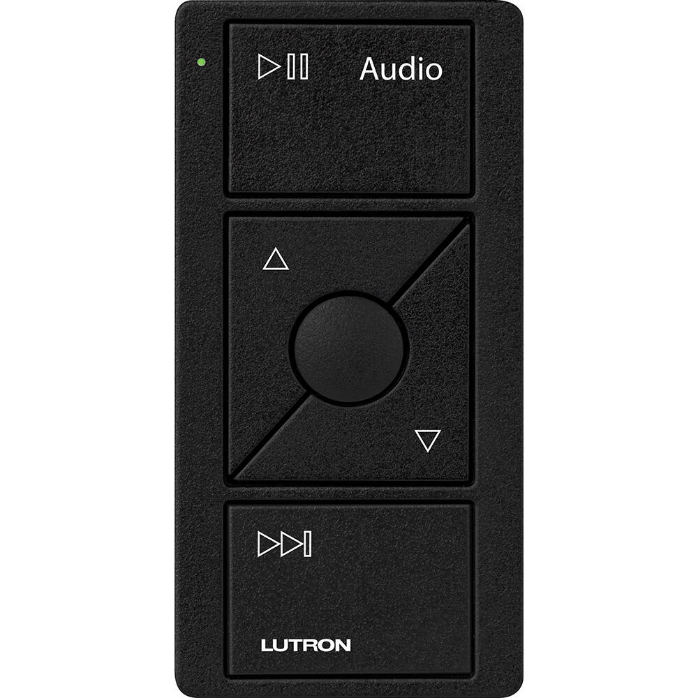 Lutron Pico Remote 3 Button Raise Lower Audio, Midnight (PJ2-3BRL-TMN-A02)