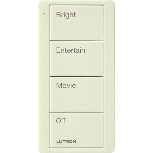 Lutron Pico Remote 4 Button Family Room Scene, Biscuit (PJ2-4B-TBI-P01)