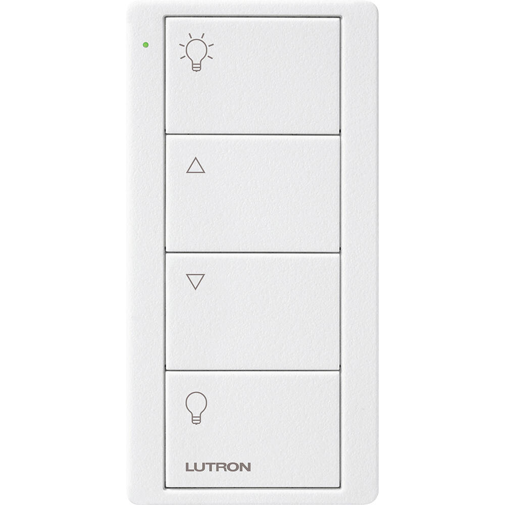 Lutron Pico Remote 4 Button Zone Light, Snow (PJ2-4B-TSW-L01)