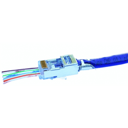 Platinum Tools EZ-RJ45 Shielded Cat5e/6, (External Ground). 10/Clamshell (PLA-100023C)