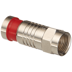 Platinum Tools F RG59 Compression Connector, Nickel Plated 75/Jar (PLA-28011J)