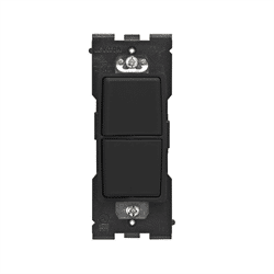 Leviton Renu Combination Switch 120/277VAC 15A With Onyx Black Face (RE634-BOB)