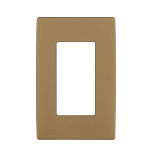 Leviton Renu 1 Gang Plastic Wallplate Warm Caramel (REWP1-WC)