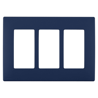 Leviton Renu 3 Gang Plastic Wallplate Rich Navy (REWP3-RN)