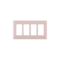 Leviton Renu 4 Gang Plastic Wallplate Navajo Sand (REWP4-NS)