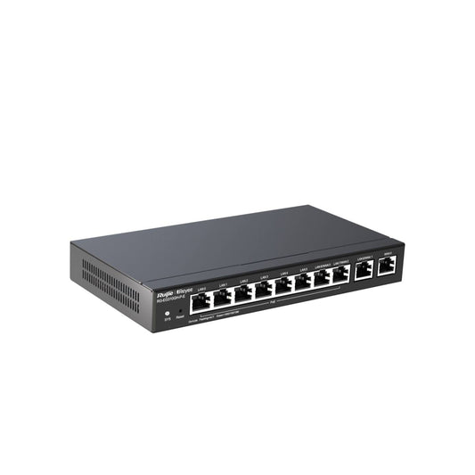 Routeur géré Reyee Cloud, VPN, équilibrage de charge, 8+2 ports Gigabit (RG-EG310GH-PE)