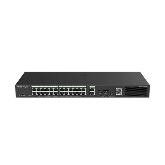 Commutateur intelligent Reyee 26 ports PoE+ étendu Gigabit géré dans le cloud (24 PoE+) (RG-ES228GS-P)