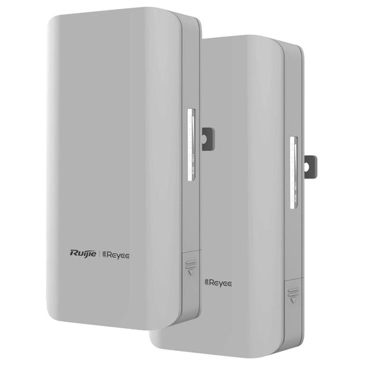 Ensemble de ponts d'accès sans fil extérieurs pré-appairés Reyee, Wi-Fi 5, jusqu'à 1 km (RG-EST310V2)