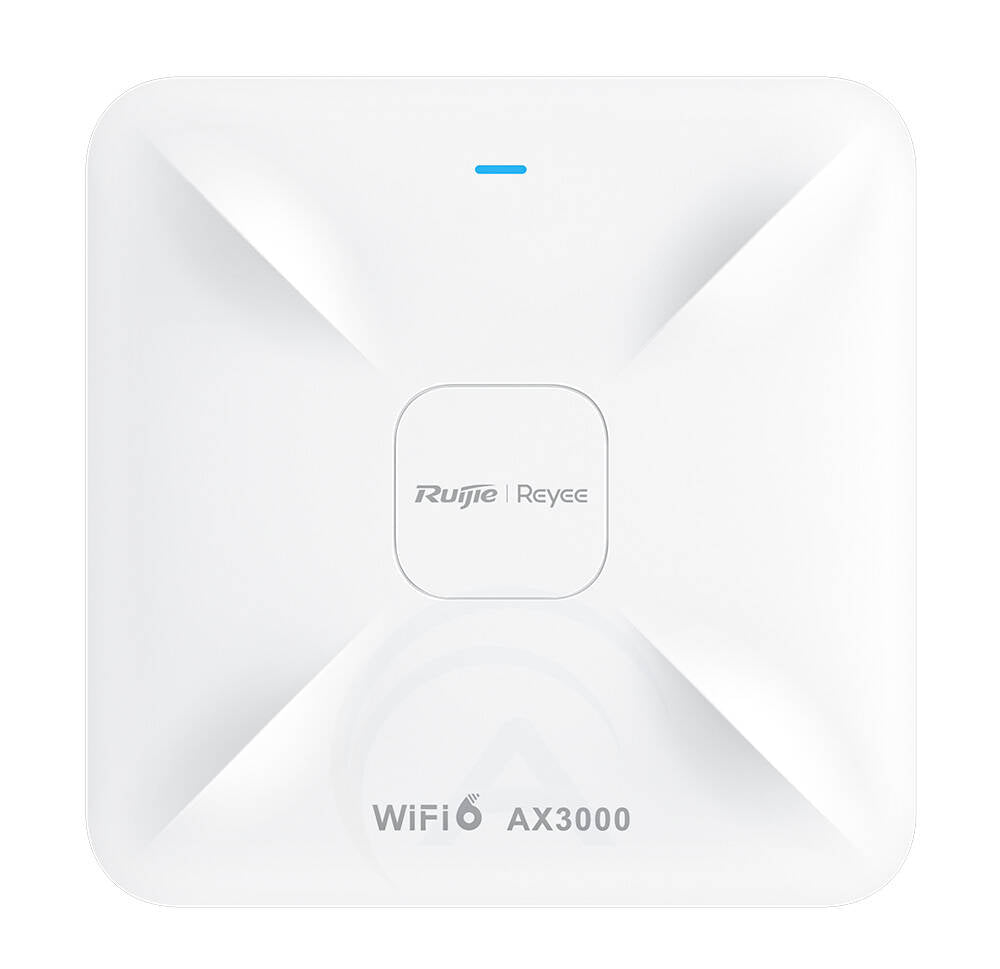 Point d'accès sans fil d'intérieur Reyee Cloud Managed Smart Wi-Fi 6 AX3000, PoE (RG-RAP2260)