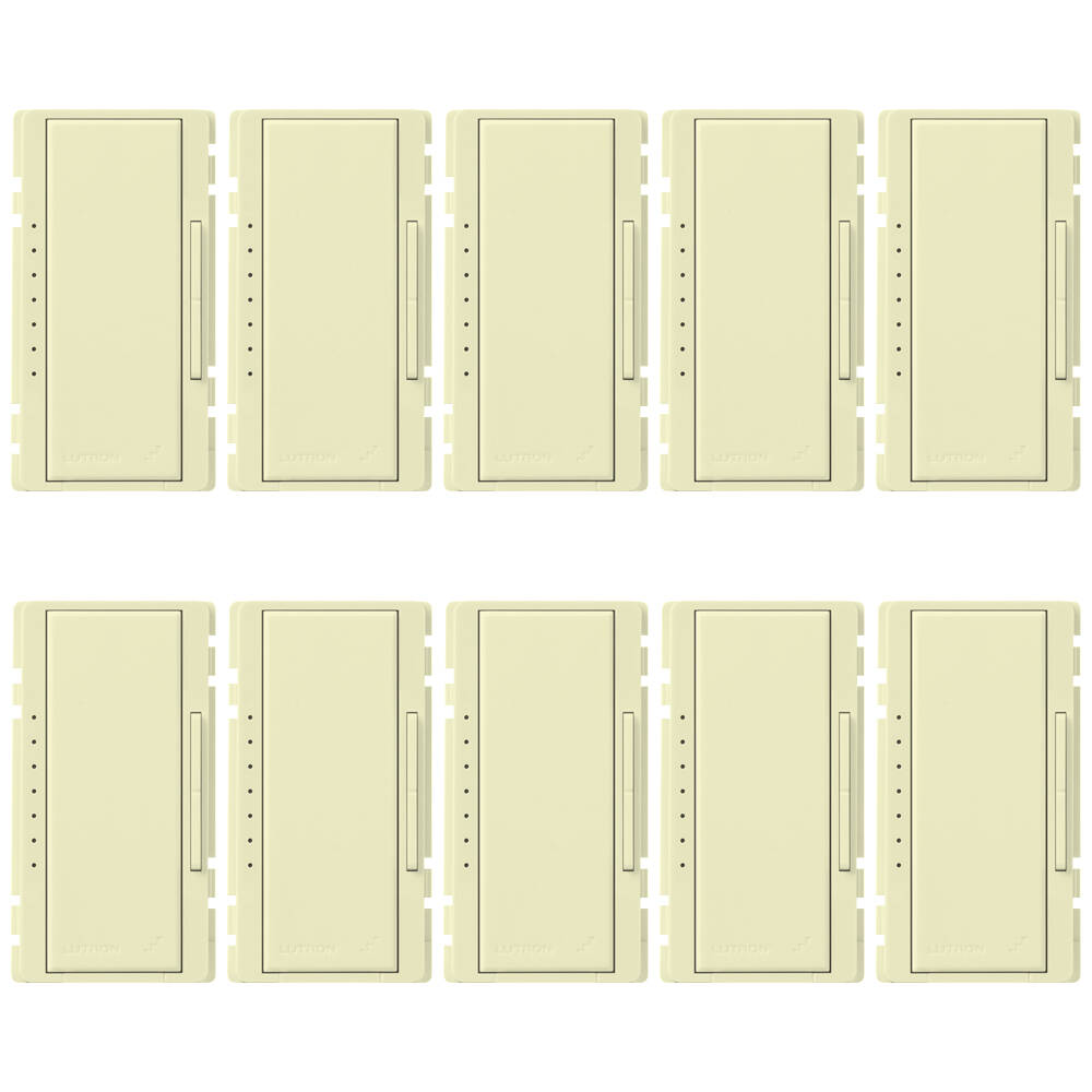 Lutron Colour Kit 10 Pack for RA 6CL 6ND 10D 10ND 6NA PRO F6AN-DV, Almond (RK-D-10-AL)