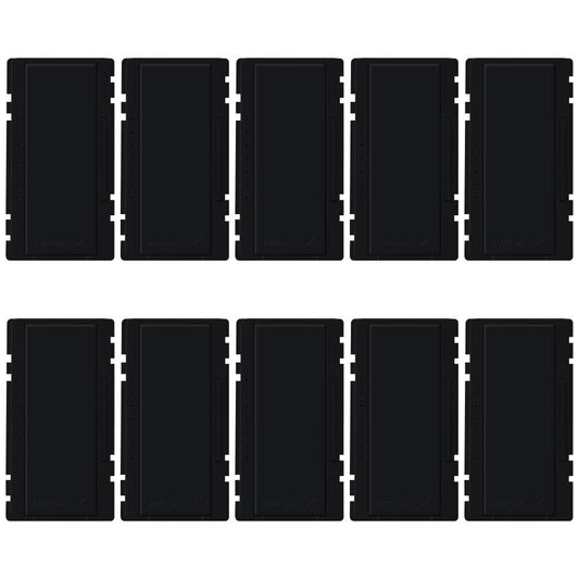 Lutron Colour Kit 10 Pack for RA 6CL 6ND 10D 10ND 6NA PRO F6AN-DV, Black (RK-D-10-BL)