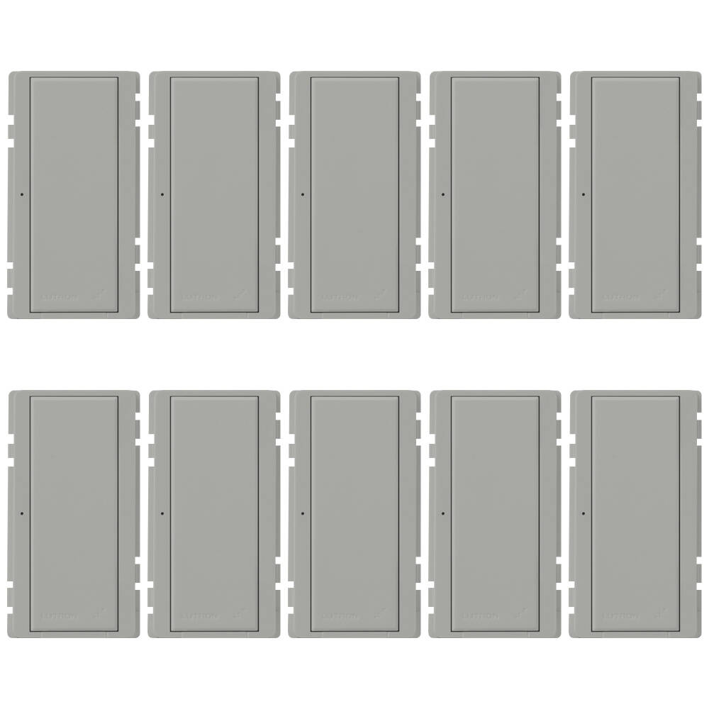 Lutron Colour Kit 10PK for RA Switch 8ANS 8S-DV, Gray (RK-S-10-GR)