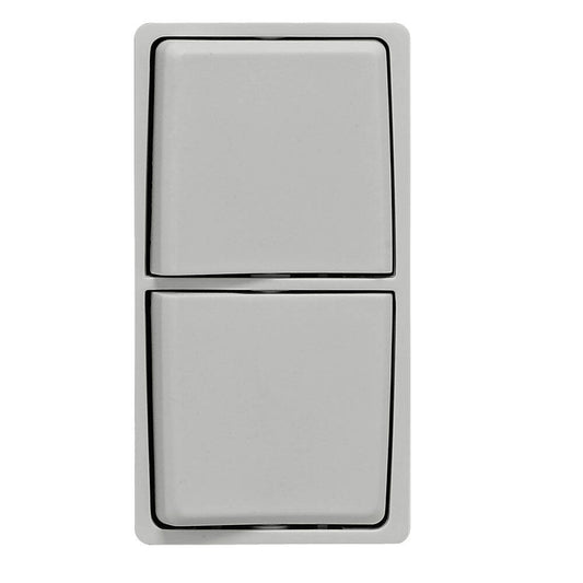 Leviton Renu Combination Switch Face Kit Pebble Gray (RK634-PG)