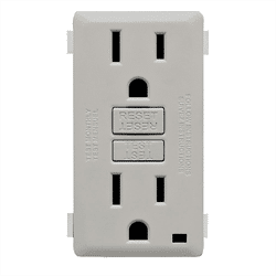 Leviton Renu 15A GFCI Receptacle Face Kit Pebble Gray (RKG15-PG)