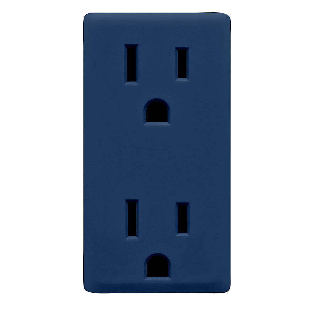 Leviton Renu 15A Receptacle Face Kit Rich Navy (RKR15-RN)
