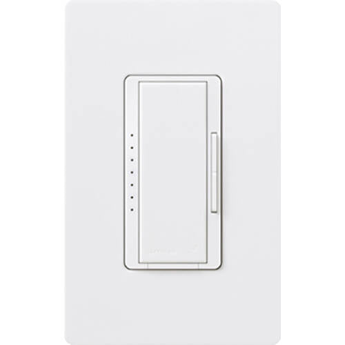 Lutron RadioRA2 1000W Dimmer, No Neutral White (RRD-10D-WH)