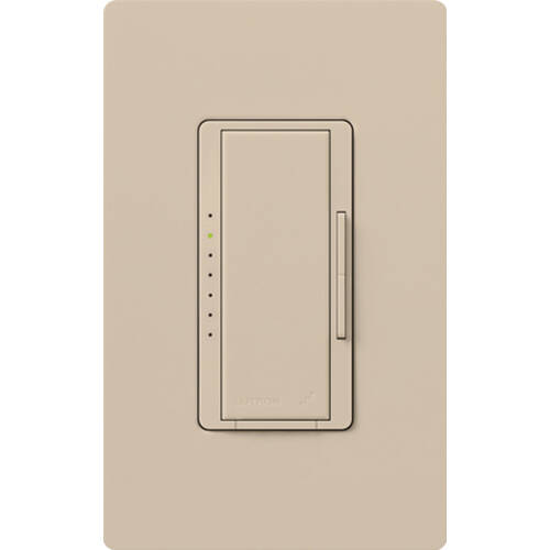 Lutron RadioRA2 1000W Dimmer, Neutral Req Taupe (RRD-10ND-TP)