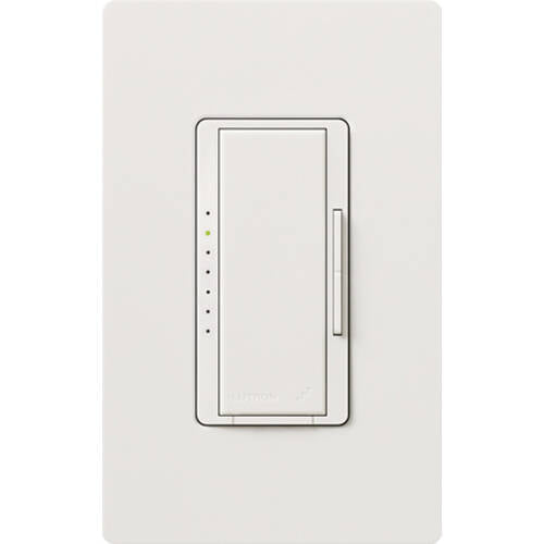 Lutron RadioRA2 Fluorescent / LED Dimmer, Snow (RRD-F6AN-DV-SW)