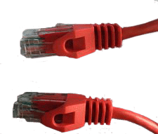 CAT6 Molded Snagless Gigabit Patch Cable, 1 Foot 0.3 m, Red (MAX-C6PATCH1R)