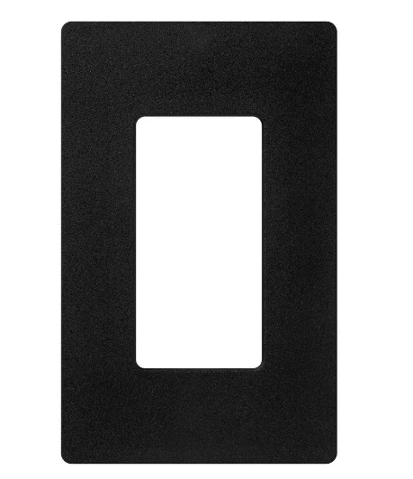 Lutron Satin Colors 1 Gang Decorator Wallplate, Midnight (SC-1-MN)