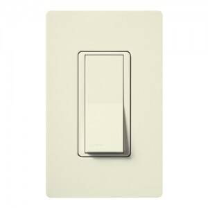 Lutron Satin Colors 15A Single Pole Switch, Biscuit (SC-1PS-BI)