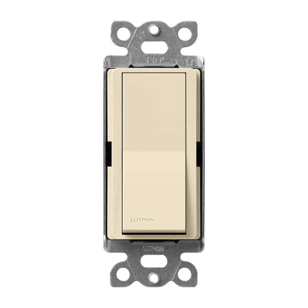 Lutron Satin Colors 15A Single Pole Switch, Sand (SC-1PS-SD)