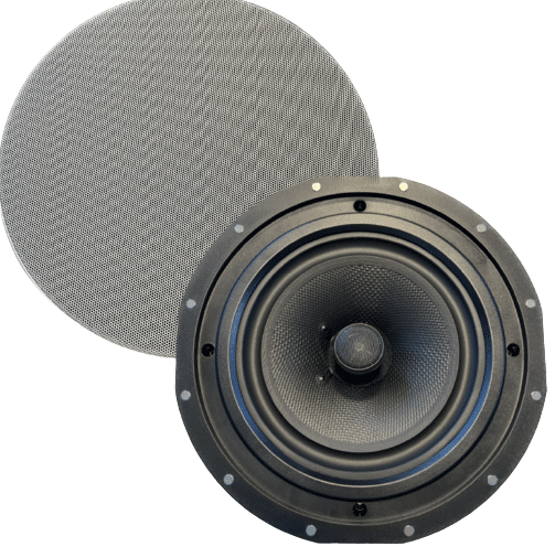 Enceintes de plafond Juke Audio 8" avec grilles magnétiques - 2 enceintes (SKY-SPEAKER-2)