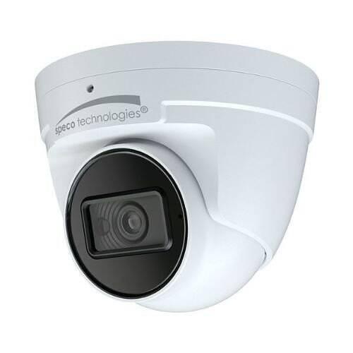 Speco 4MP H.265 IP Turret Camera with IR,WDR, 2.8mm Fixed Lens, NDAA, JBox,White (SPE-O4VT2)
