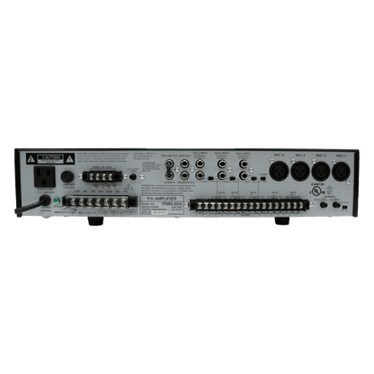 Speco 60W PA Mixer Power Amplifier with 6 Inputs (SPE-PMM60A)