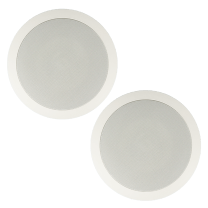 Haut-parleur de plafond encastrable Speco 6,5" à cône en PP moulé par compression (paire) (SPE-SPCBC6)