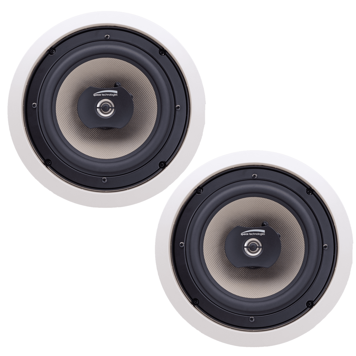 Speco 6.5" Compression Molded PP Cone In-Ceiling Speaker (Pair) (SPE-SPCBC6)