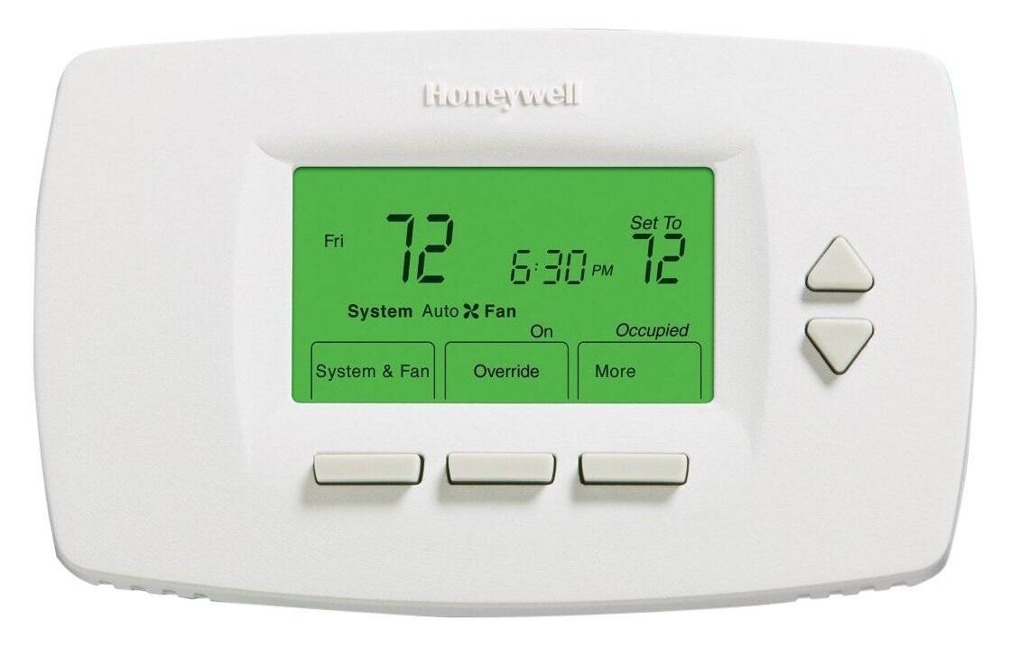 Honeywell MultiPro 24VAC Thermostat for Fan Coil, PTAC, Heat Pump, Conventional (TB7100A1000)