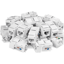 TRENDnet 25 Pack CAT6 RJ-45 Keystone Jack (TC-K25C6)