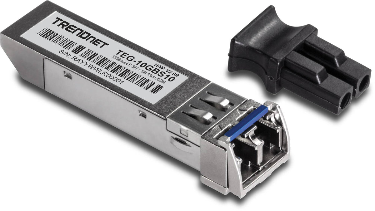 Module LC monomode SFP+ 10GBASE-LR TRENDNet 2 x TEG-10GBS10 (TEG-10GBS10/2)