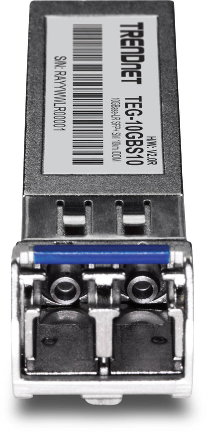 TRENDNet 2 x TEG-10GBS10 10GBASE-LR SFP+ Single Mode LC Module (TEG-10GBS10/2)