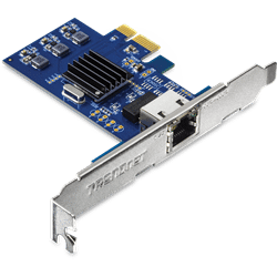 Adaptateur réseau PCIe TRENDnet 2,5 GBASE-T (TEG-25GECTX)