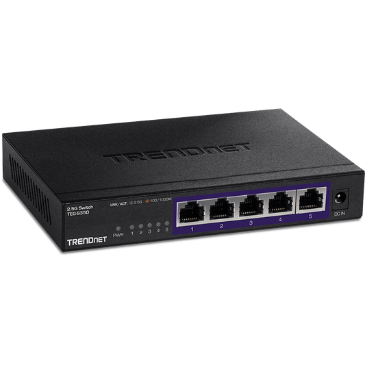 Commutateur 2,5 G non géré à 5 ports TRENDNet (TEG-S350)